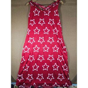 Sweet Treasures Women Large Maxi Lounge Red Dress